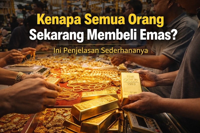 Kenapa Semua Orang Sekarang Membeli Emas? Ini Penjelasan Sederhananya