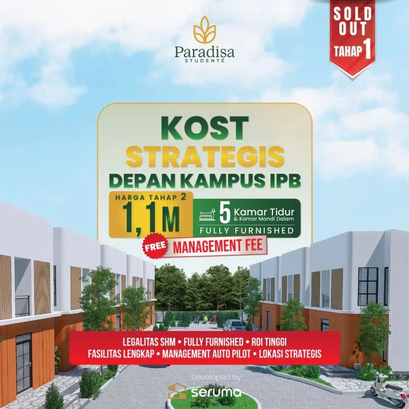 Render kawasan kost