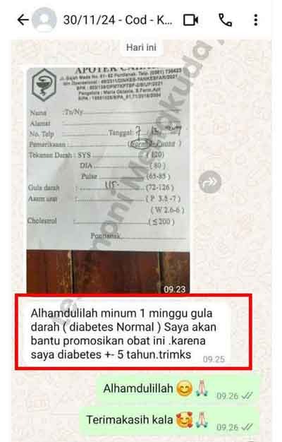 Visual edukasi gula darah