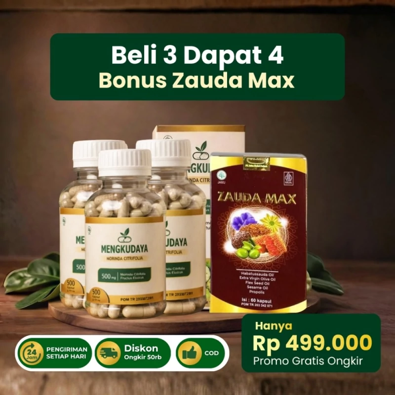 Paket 3 Mengkudaya + Bonus Lengkap