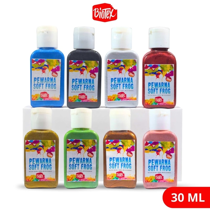 #BiotexPewarnaLateks #PewarnaLateksSoftFrog #BiotexSoftFrog #PewarnaLateks30ml #Biotex30ml #PewarnaLateksBiotex #SoftFrogPewarna #PewarnaLateksSoftFrog30ml #BiotexPewarna #LateksPewarnaBiotex