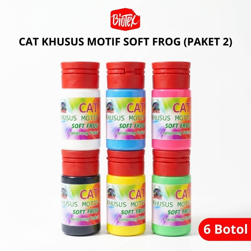 #CatSoftFrogPremium #BiotexMotifSoftFrog #CatMotifSoftFrog #CatLureSoftFrog #Biotex10Warna #CustomLurePainting #CatKhususSoftFrog #PewarnaSoftFrog #CatLureFishing #BiotexPewarnaLure