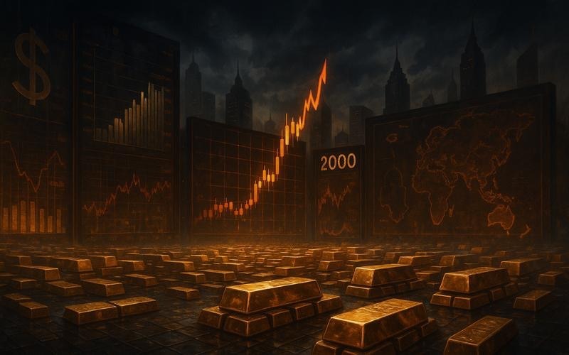 Emas Stagnan di Bawah $4.000, Menunggu Katalis Baru untuk Terobosan