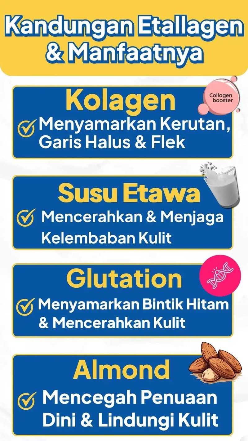 Kandungan Etallagen & Manfaatnya