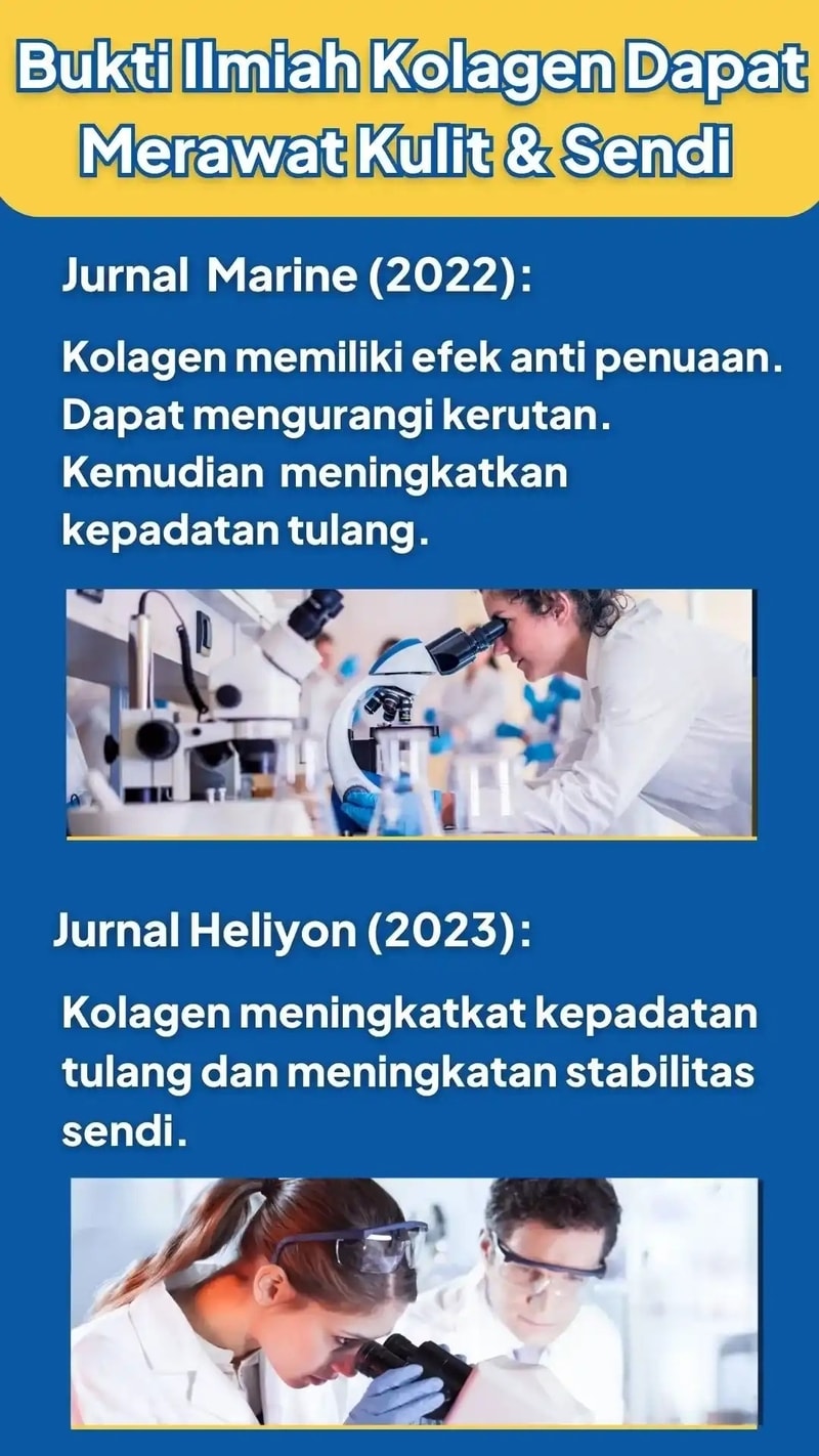 Bukti Ilmiah Kolagen Merawat Kulit dan Sendi