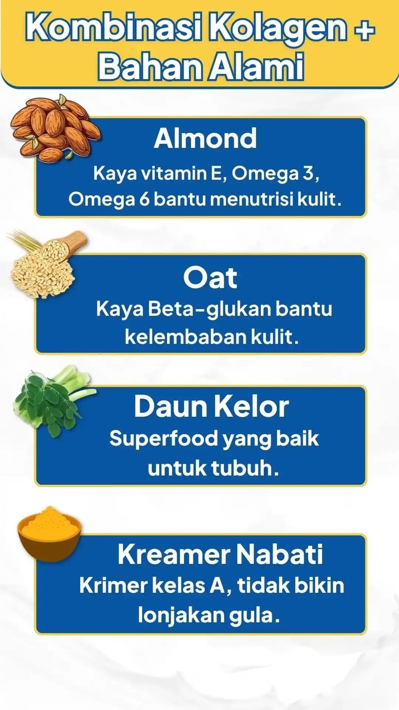 Etallagen dibuat dari kombinasi kolagen dan bahan alami