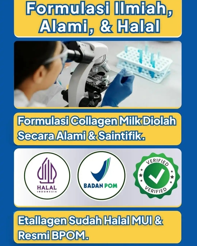 Formulasi Etallagen Ilmiah, Alami, dan Halal