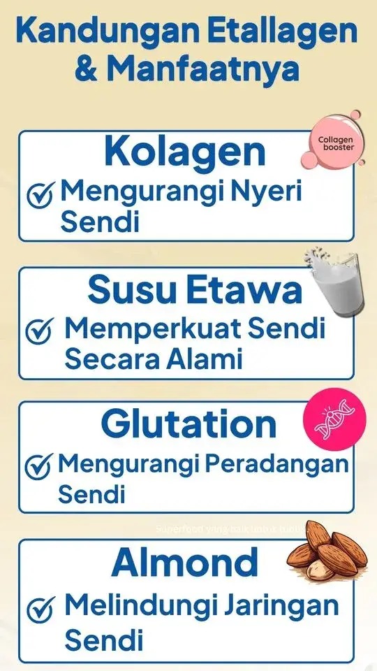 kandungan etallagen dan manfaatnya