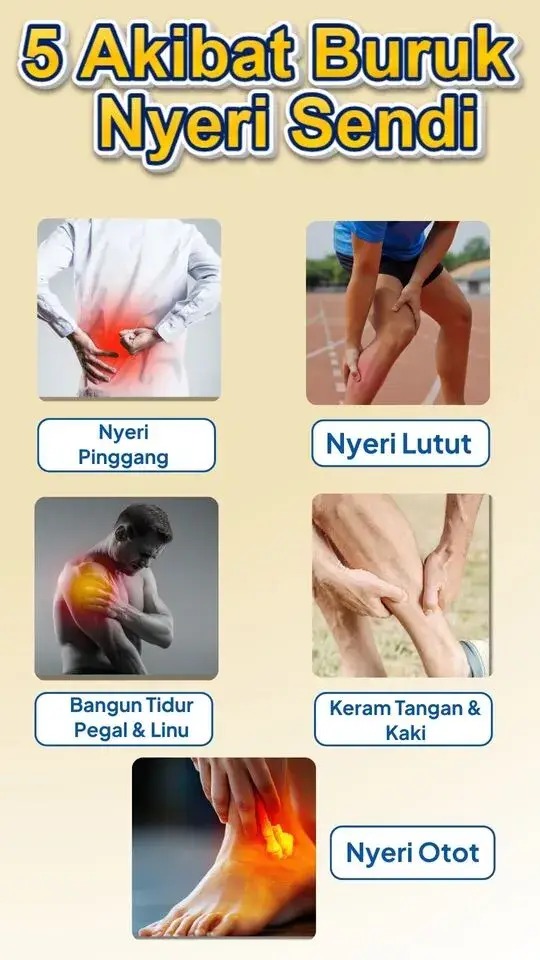 5 Akibat buruk nyeri sendi