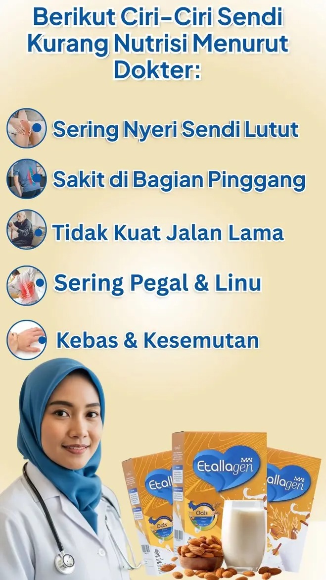 ciri-ciri sendi kurang nutrisi