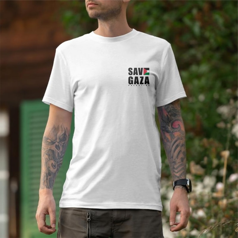 Kaos Putih tampak depan