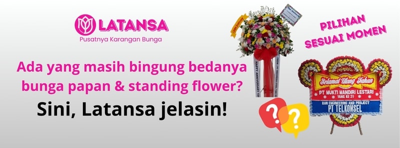 Bunga Papan vs Standing Flower