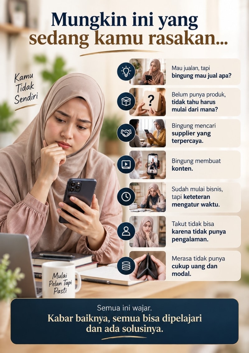 Bingung Mulai Bisnis dari mana bingung cari suplayer dan bingung cara ngonten