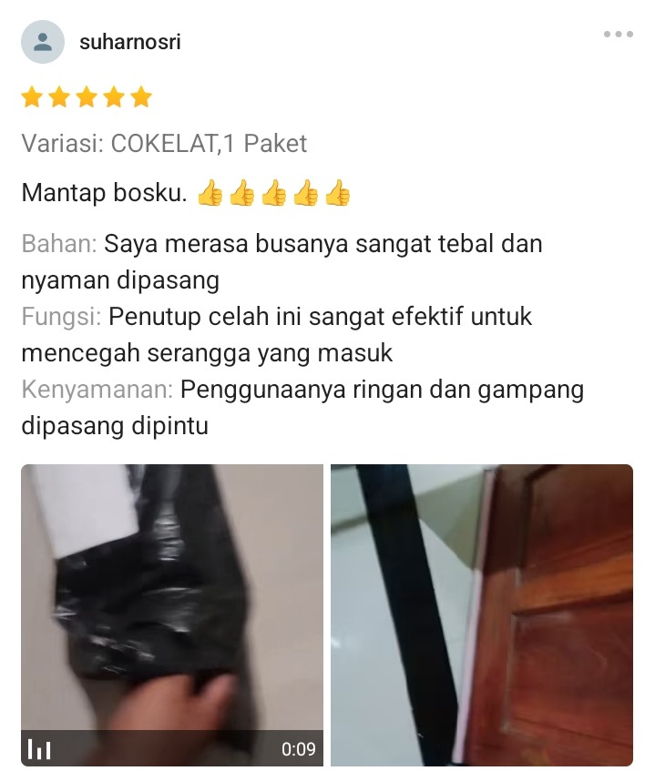 Penutup Celah Pintu 7