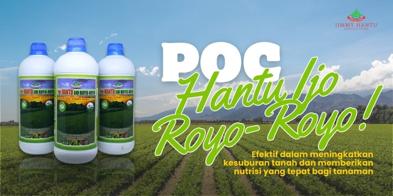 Jual POC Jimmy Hantu Ijo Royo-royo Official Store Tokopedia Shopee Online Asli Pupuk Organik Cair Tanah Subur Gembur