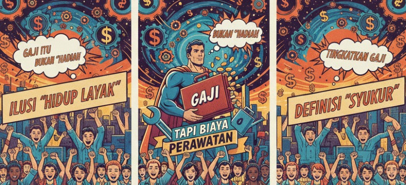 Ilustrasi Hidup Layak dan Definisi Syukur (Gemini)
