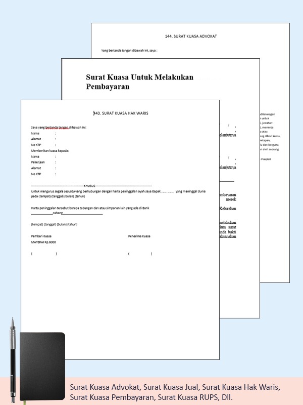 surat kuasa, surat kuasa pengambilan bpkb, surat kuasa ahli waris, surat kuasa khusus, cara membuat surat kuasa, surat kuasa pengambilan uang, format surat kuasa