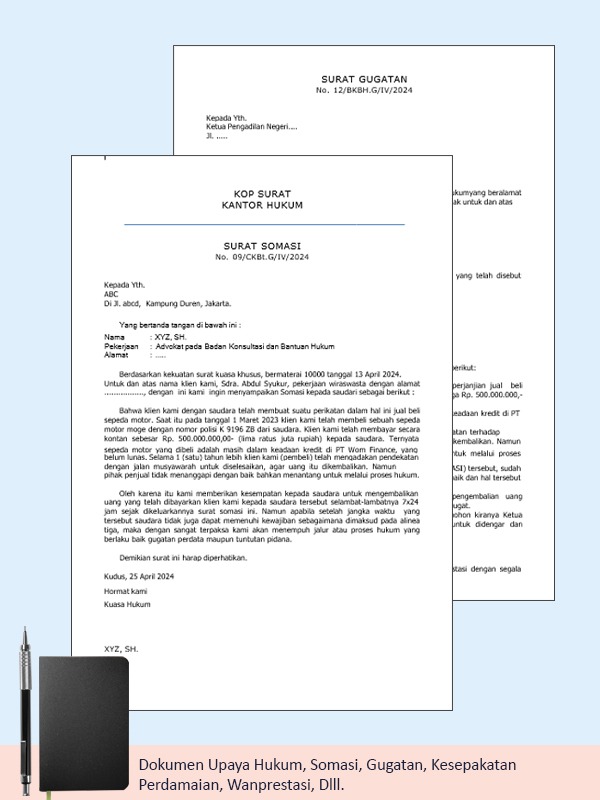 Template surat somasi