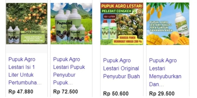 pupuk agro lestari asli dan palsu