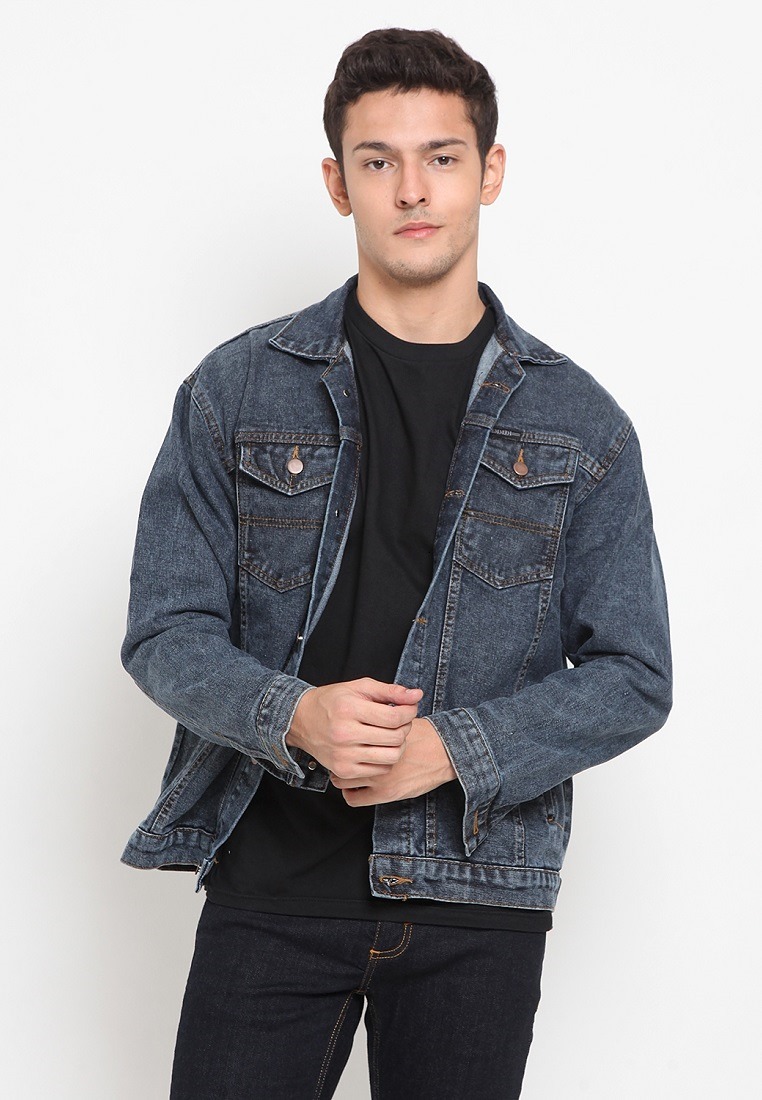 jaket jeans washed