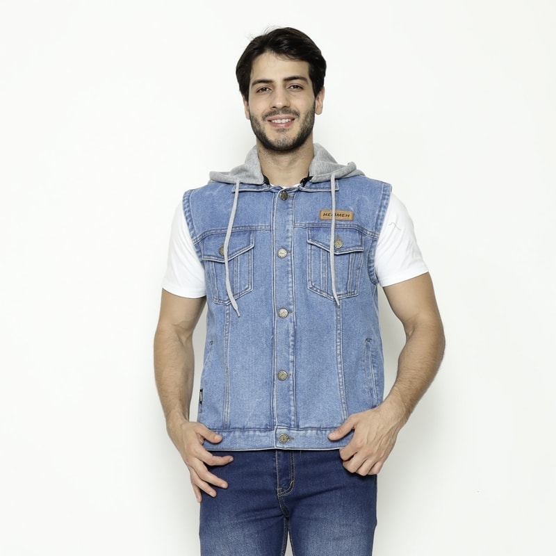rompi jeans hoodie