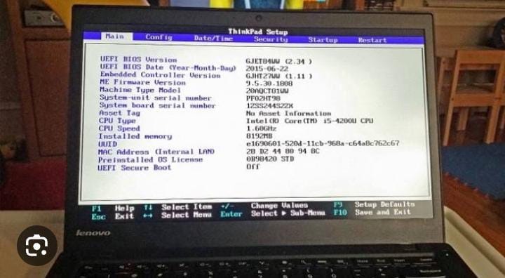 PERMASALAHAN PADA BIOS YANG SERING TERJADI DI LAPTOP - Rimas Laptop Depok