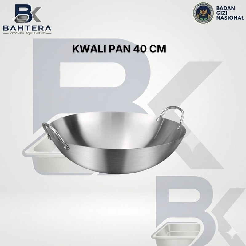 kwali pan mbg, kwali pan 40 cm, peralatan dapur mbg, dapur makan bergizi gratis, peralatan sppg, wajan stainless steel besar, alat dapur sekolah, peralatan dapur pemerintah, wajan catering stainless steel, kwali masak kapasitas besar, kitchen equipment mbg, alat dapur produksi makanan, peralatan dapur komunal, wajan untuk mbg, peralatan dapur gizi