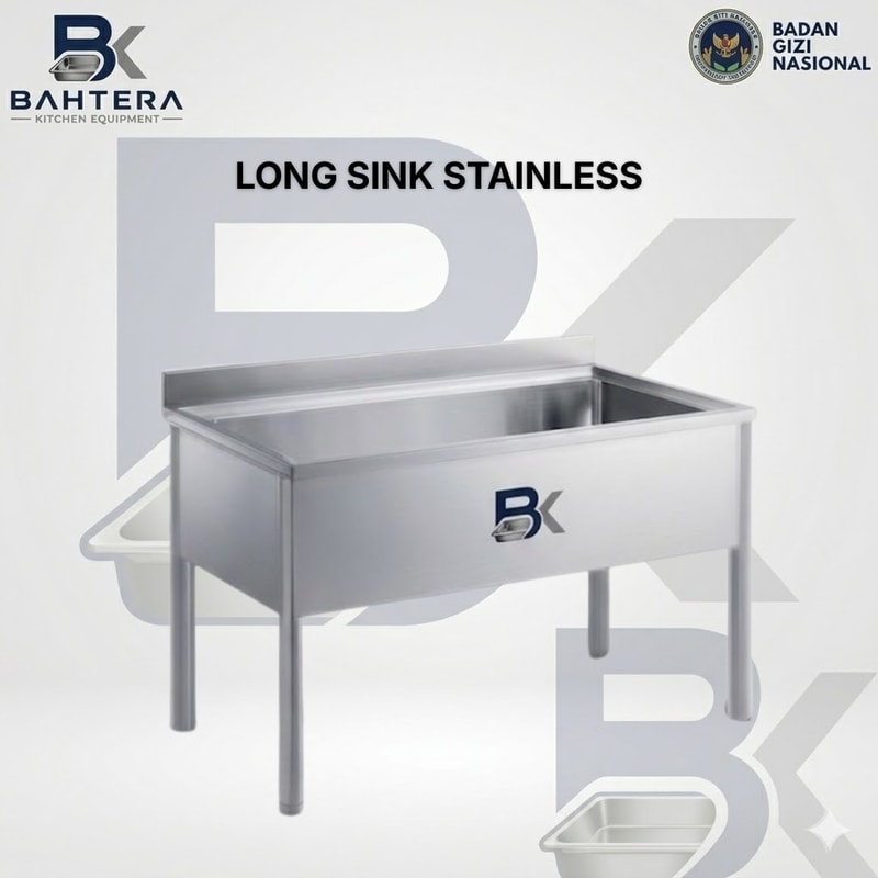 long sink stainless steel, bak cuci stainless steel, sink dapur MBG, sink SPPG, sink Badan Gizi Nasional, bak cuci dapur industri, sink food grade, bak cuci peralatan masak, sink dapur komersial, bak cuci dapur produksi, sink stainless steel industri, peralatan dapur MBG, peralatan dapur SPPG, sink dapur katering, bak pencuci bahan makanan, wastafel stainless steel industri, sink dapur besar, bak cuci food grade, sink dapur makanan bergizi, long sink dapur profesional