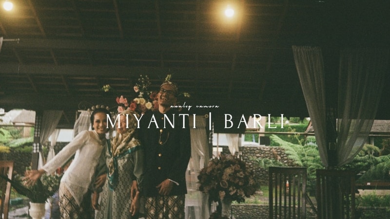 Wedding Analog Camera of Miyanti & Barli