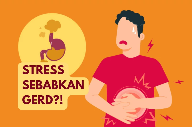 Stres memicu asam lambung naik