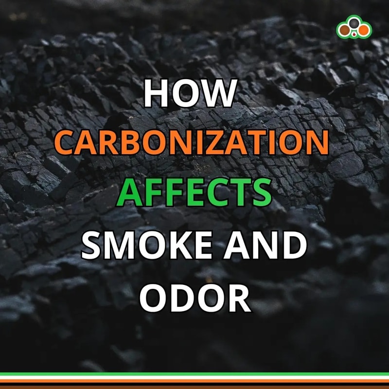 How Carbonization Affects Smoke and Odor