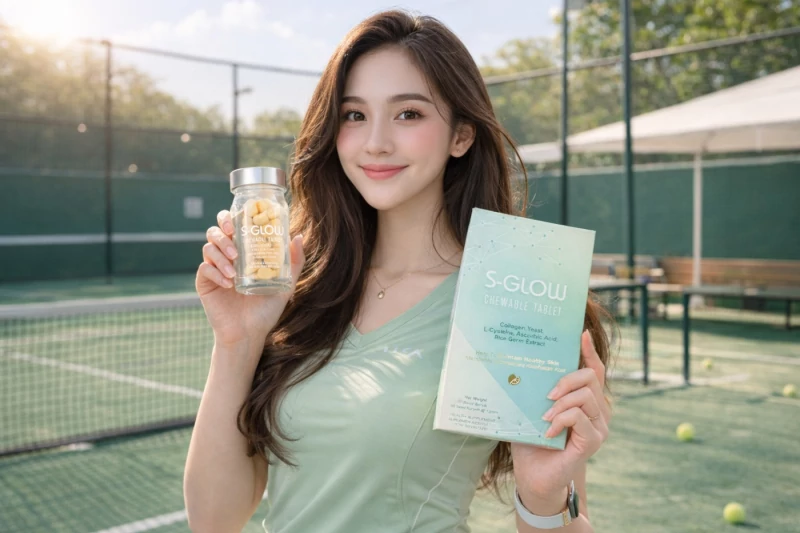 S-Glow Formula Utama Nutrisi Kolagen Kulit Rambut Kuku