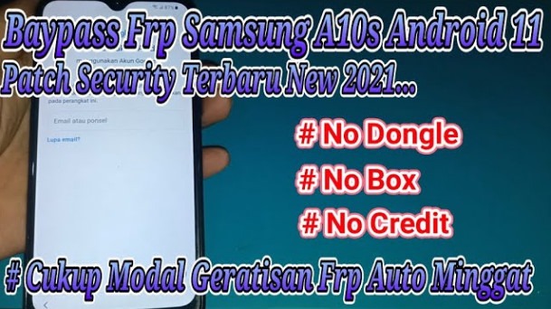 Bypass Frp Samsung Galaxy A10s Lupa Akun Google Di Semua Versi Android Dan Security Geratis