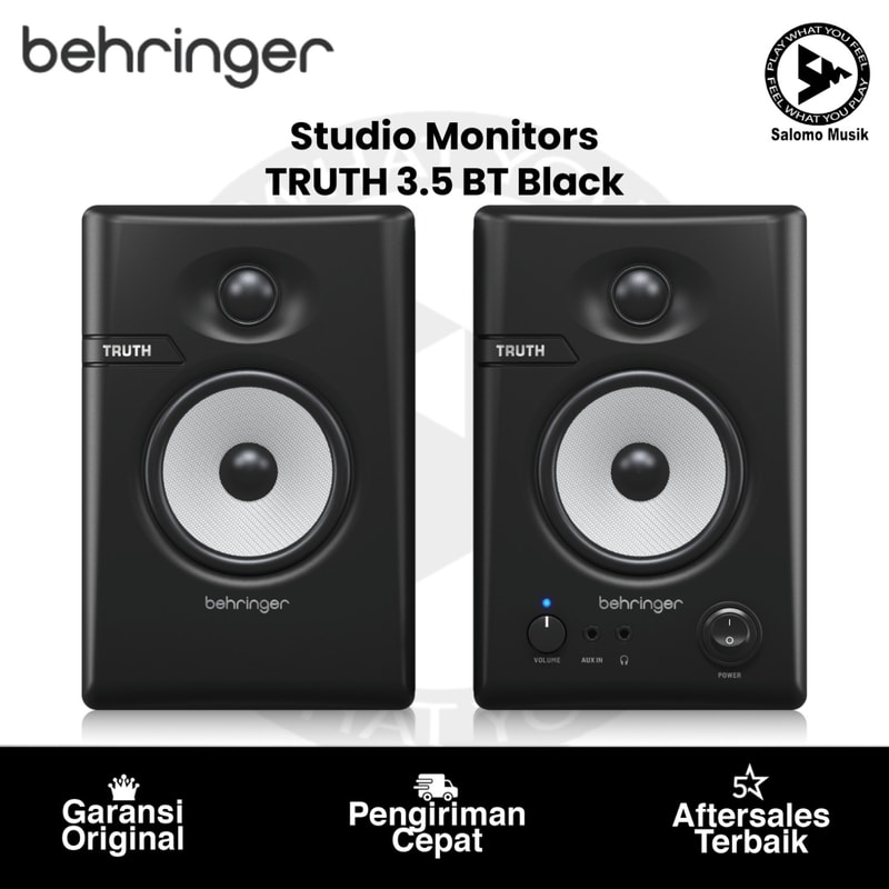 Speaker Studio Monitors Behringer TRUTH 3.5 BT Bluetooth Black