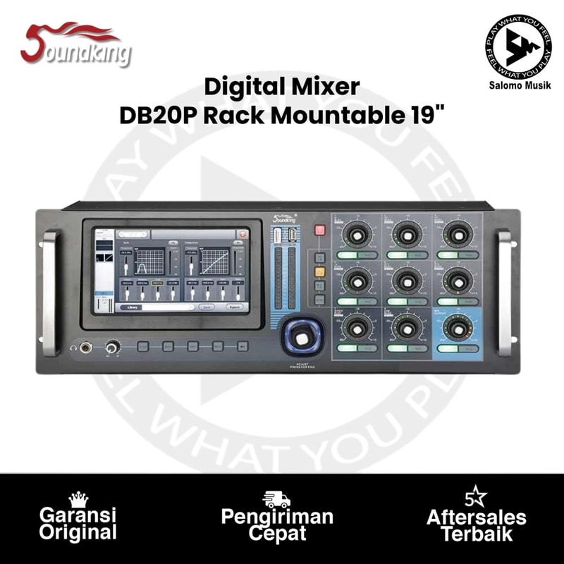 Digital Mixer Soundking DB20P Rack Mountable 19"