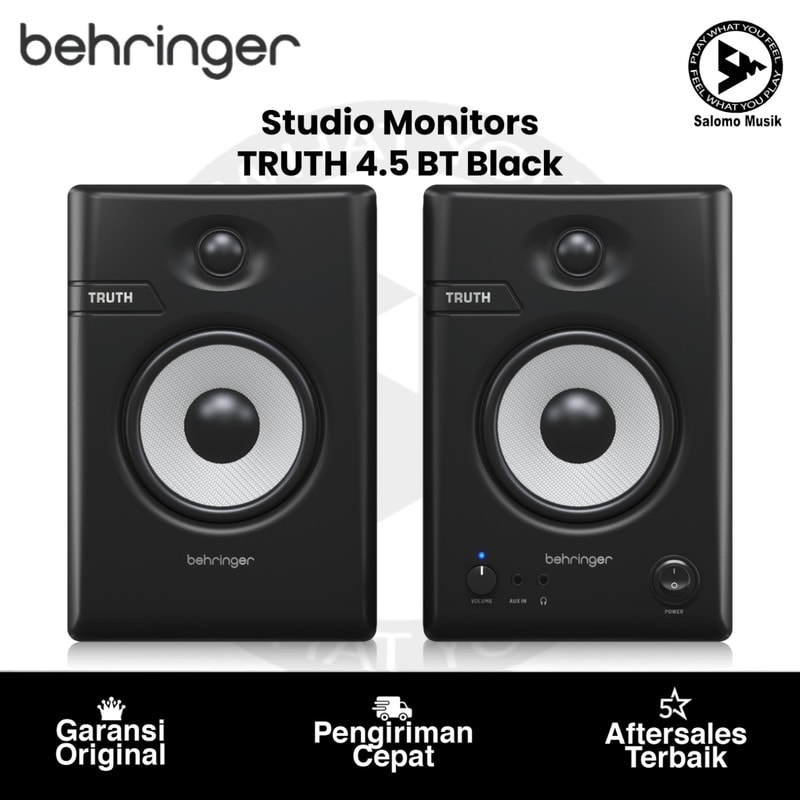 Speaker Studio Monitors Behringer TRUTH 4.5 BT Black
