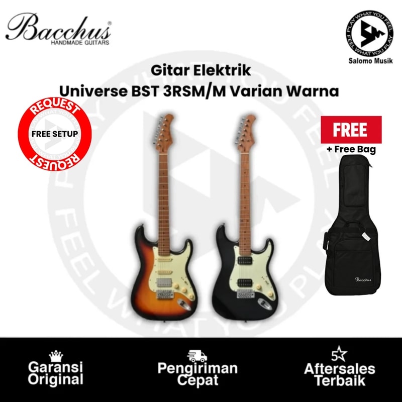 Gitar Elektrik Bacchus Universe BST 3RSM/M
