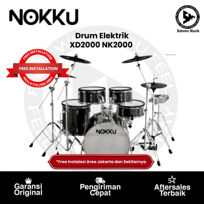 Drum Elektrik Nokku XD2000 NK2000 Varian Warna