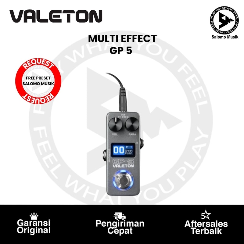 Pedal Multi Effect Gitar VALETON GP-5 Original