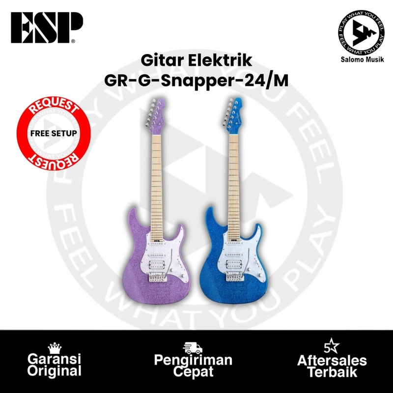 Gitar Elektrik ESP Grass Roots GR-G-Snapper-24/M Varian Warna