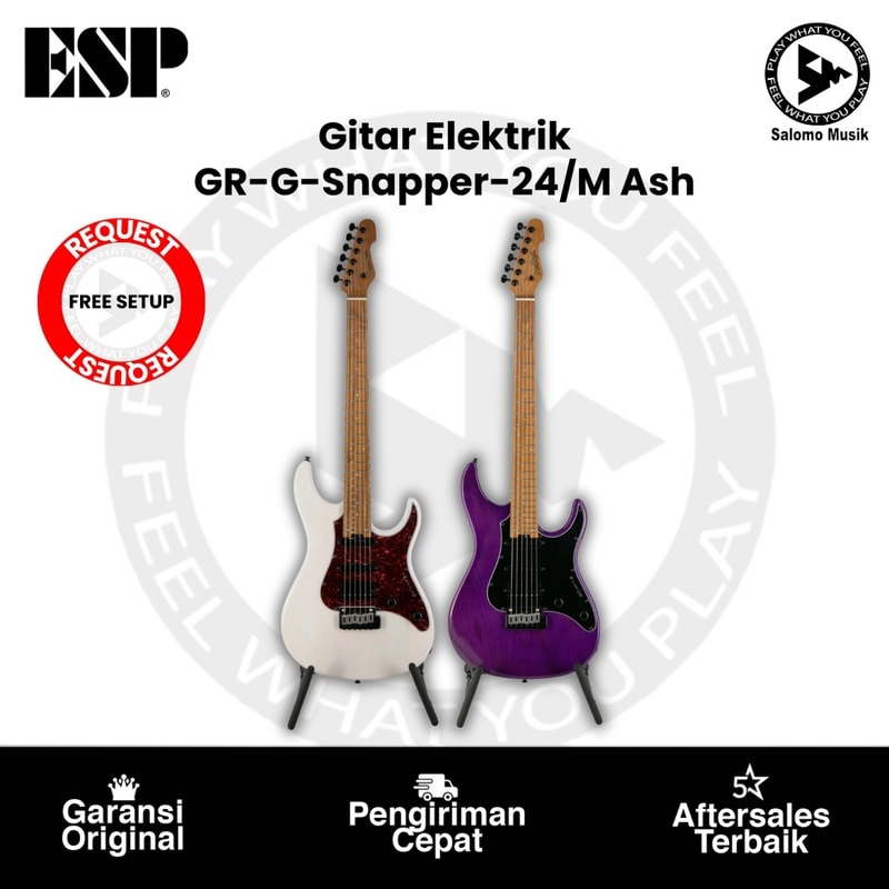 Gitar Elektrik ESP Grass Roots GR-G-Snapper-24/M AS Varian Warna