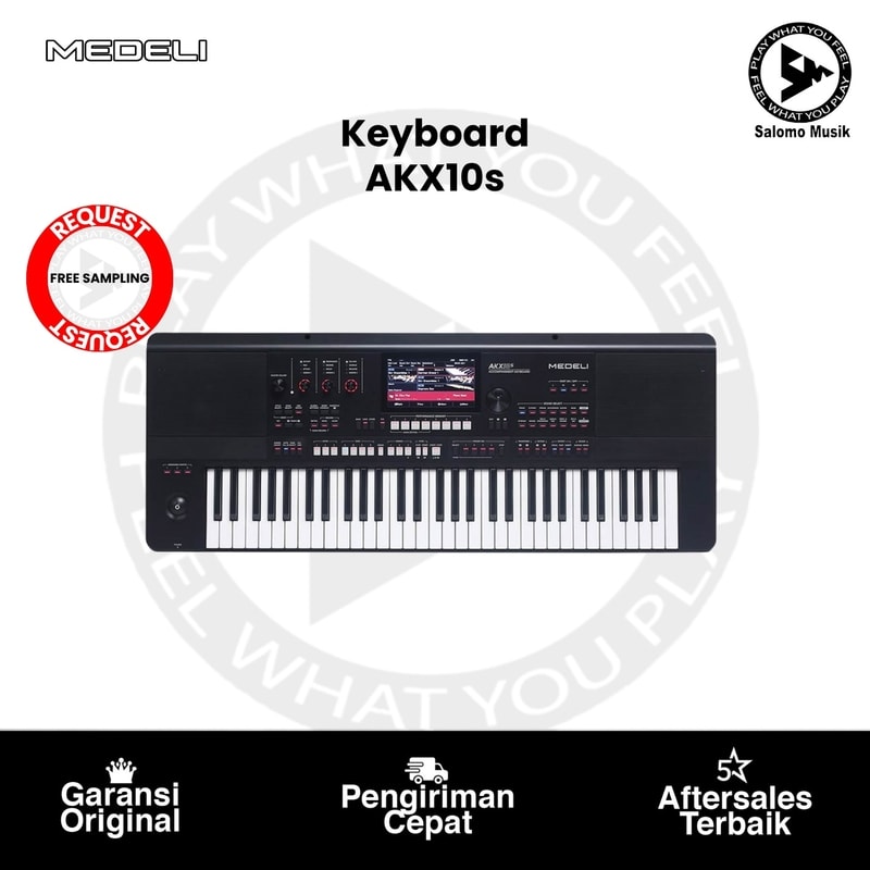 Keyboard Medeli AKX10S Original + Free Request Sampling