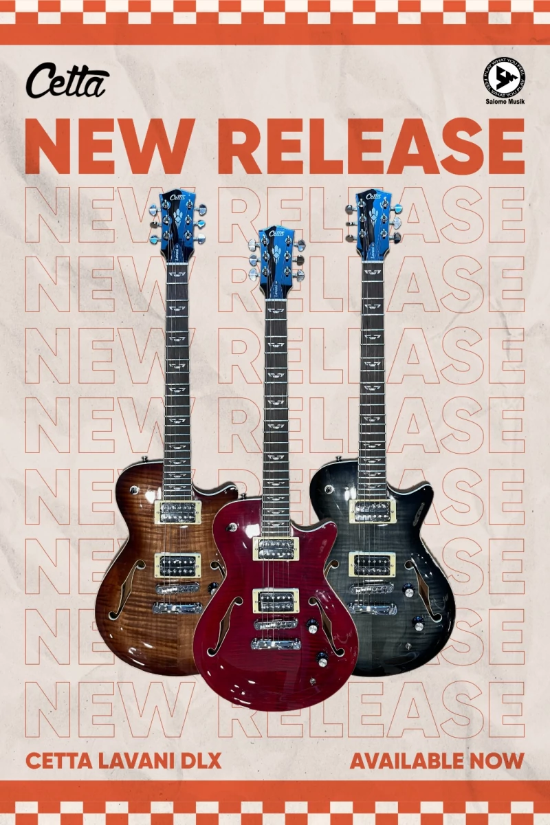 Gitar Elektrik Cetta Lavani DLX HSS Varian Warna