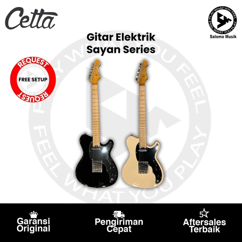 Gitar Elektrik Cetta Sayan Series Varian Warna Original