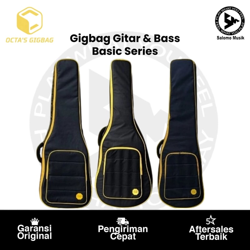 Gigbag Gitar & Bass Octa's Gigbag Basic Series Variasi Original