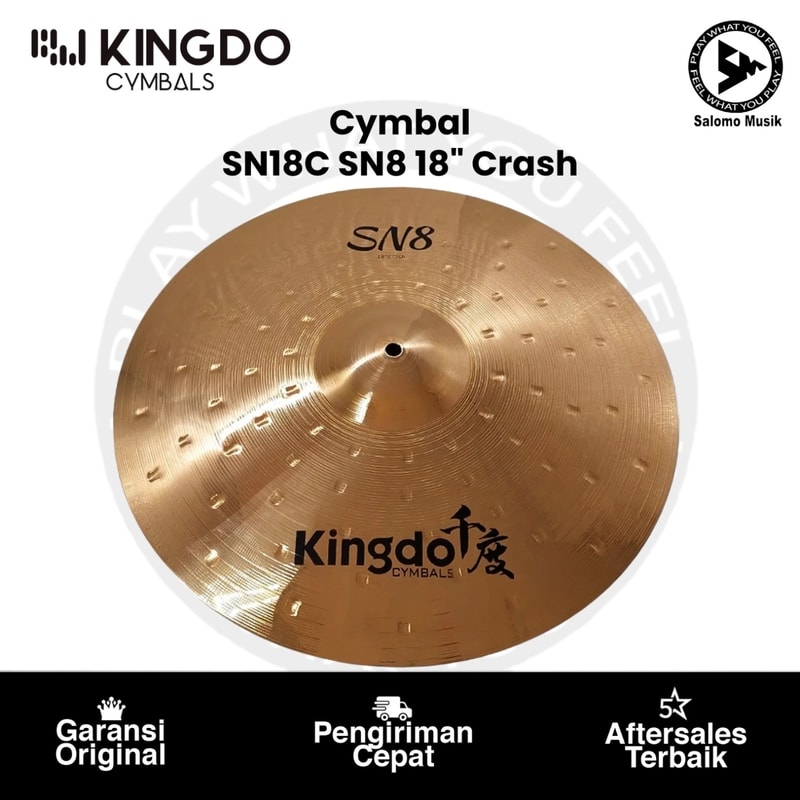 Cymbal Kingdo SN8 Series Varian Tipe & Ukuran Original