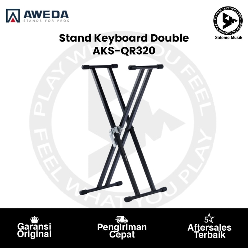 Stand Keyboard Double AWEDA AKS-QR320