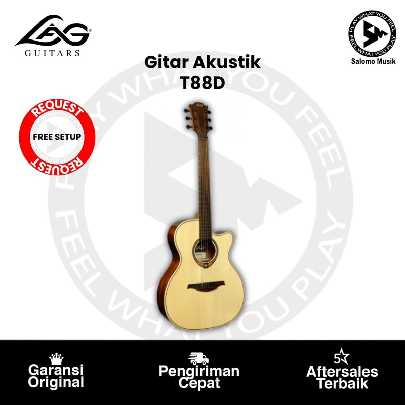 Gitar Akustik LAG Guitars T88D Dreadnought