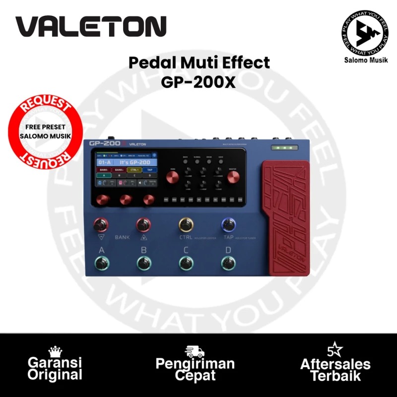 Pedal Multi Effect Valeton GP-200X Guitar Processor