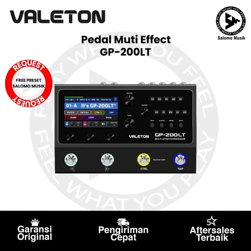 Pedal Multi Effect Valeton GP-200LT Guitar Processor